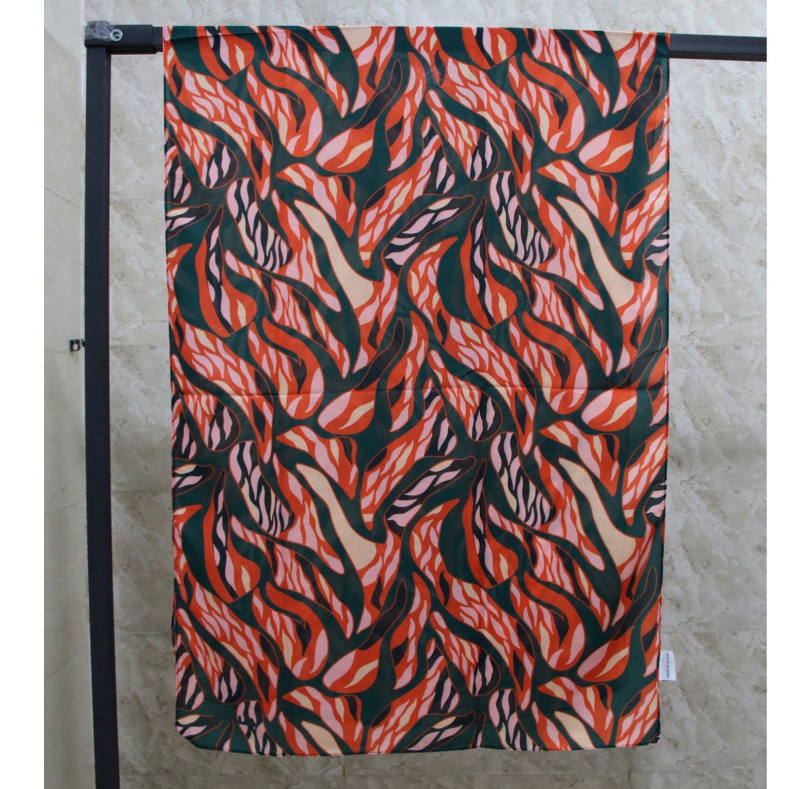 شال زنانه مدل نخی بهاری طرح زمرد کد ana-4035 -  - 11