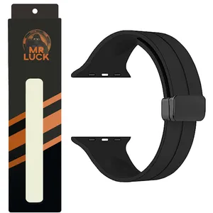 بند مستر لوکی مدل Magnetic Folding Buckle مناسب برای اپل واچ 41 میلی متری 