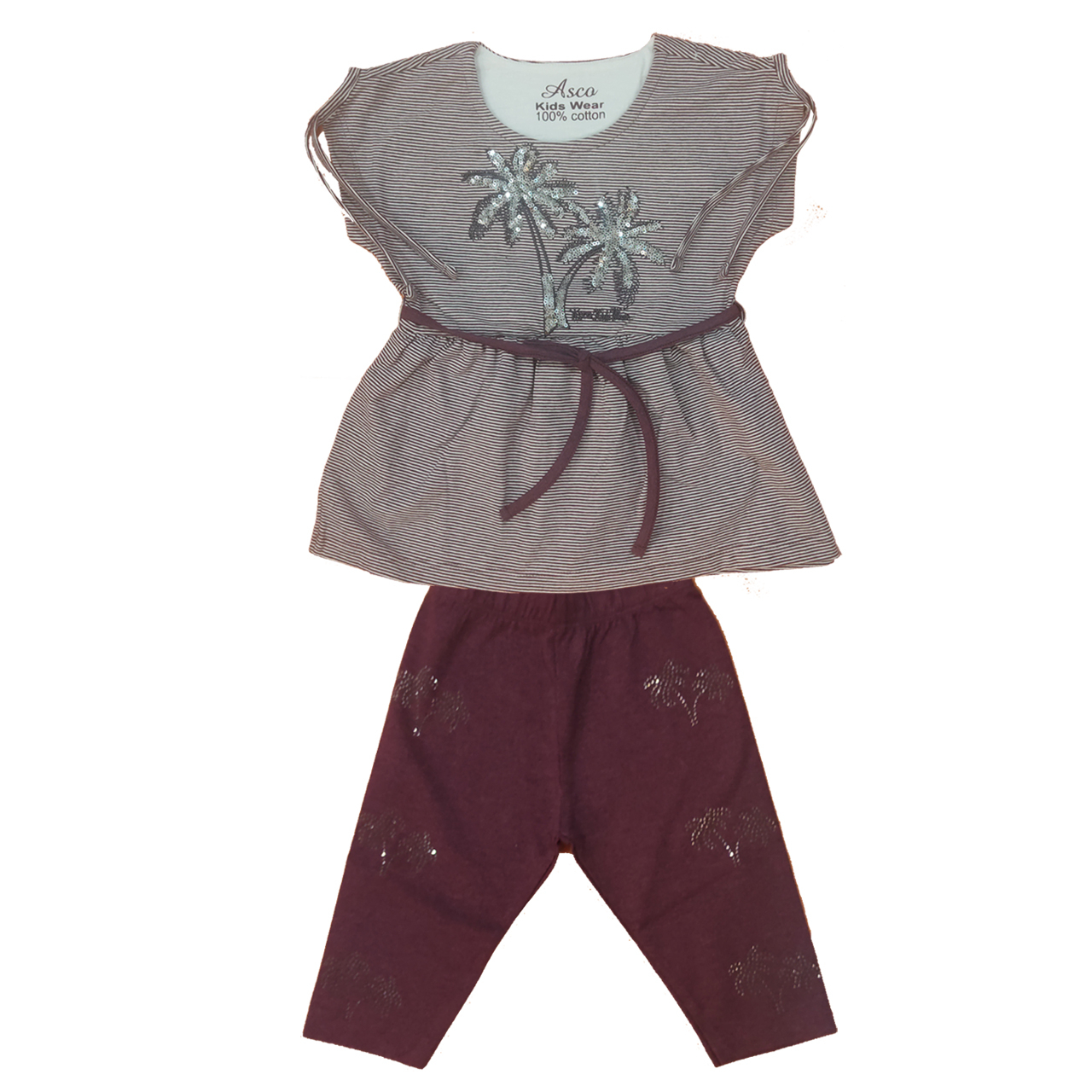 ست تی شرت و شلوارک بچگانه مدل 3