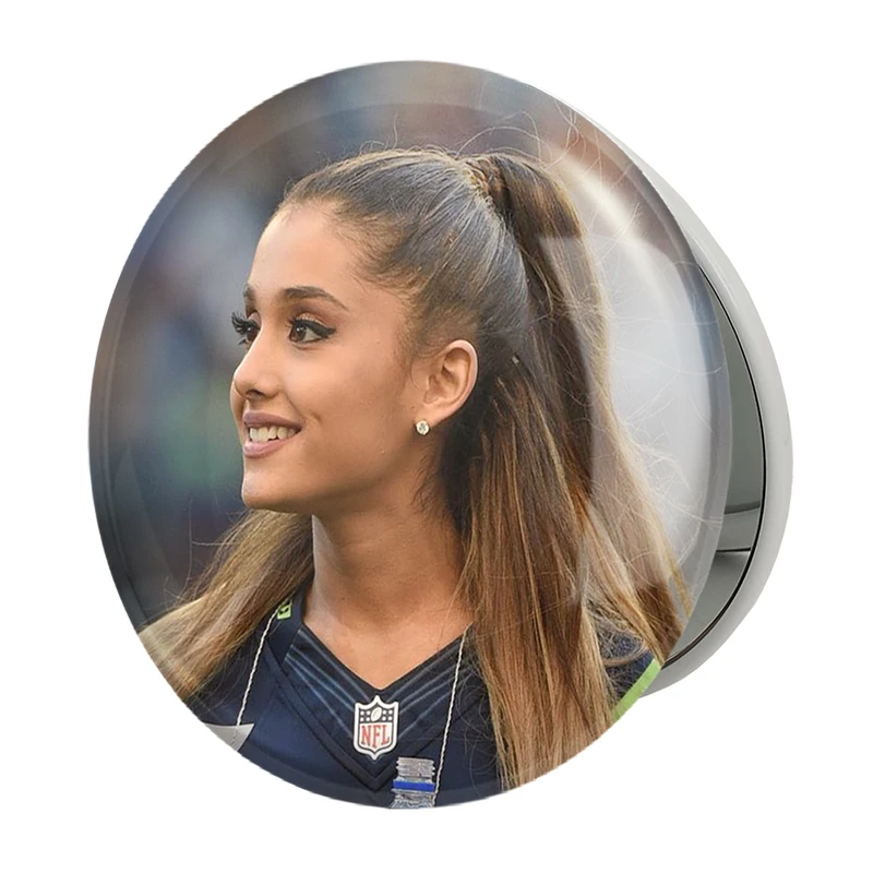 آینه جیبی خندالو طرح آریانا گرانده Ariana Grande مدل تاشو کد 19074 