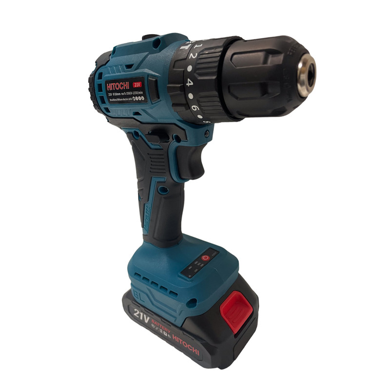 پیچ گوشتی شارژی چکشی هیتوچی مدل براشلس 9521