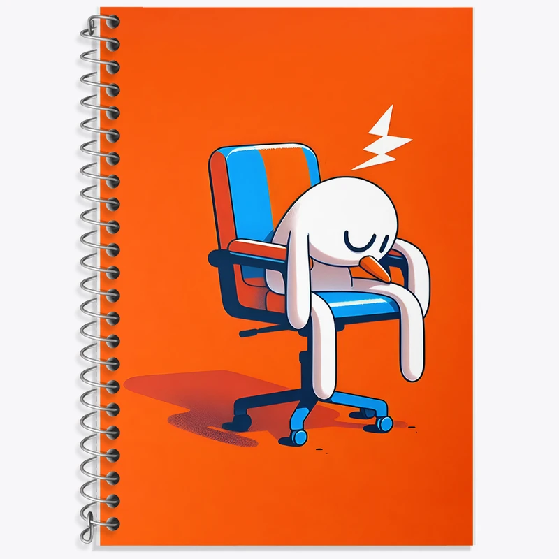 دفتر نت موسیقی 50 برگ خندالو طرح آدمک خواب کد F6130