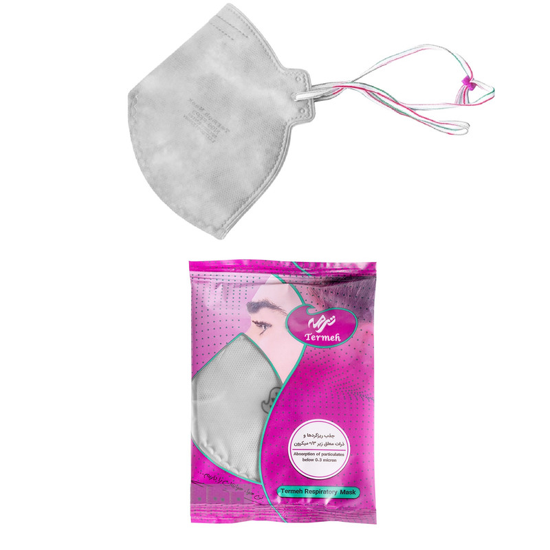 ماسک تنفسی ترمه مدل 6 لایه کربن اکتیو FFP2-N95 کد T-07 ماسک تنفسی ترمه مدل 6 لایه کربن اکتیو FFP2-N95 کد T-07