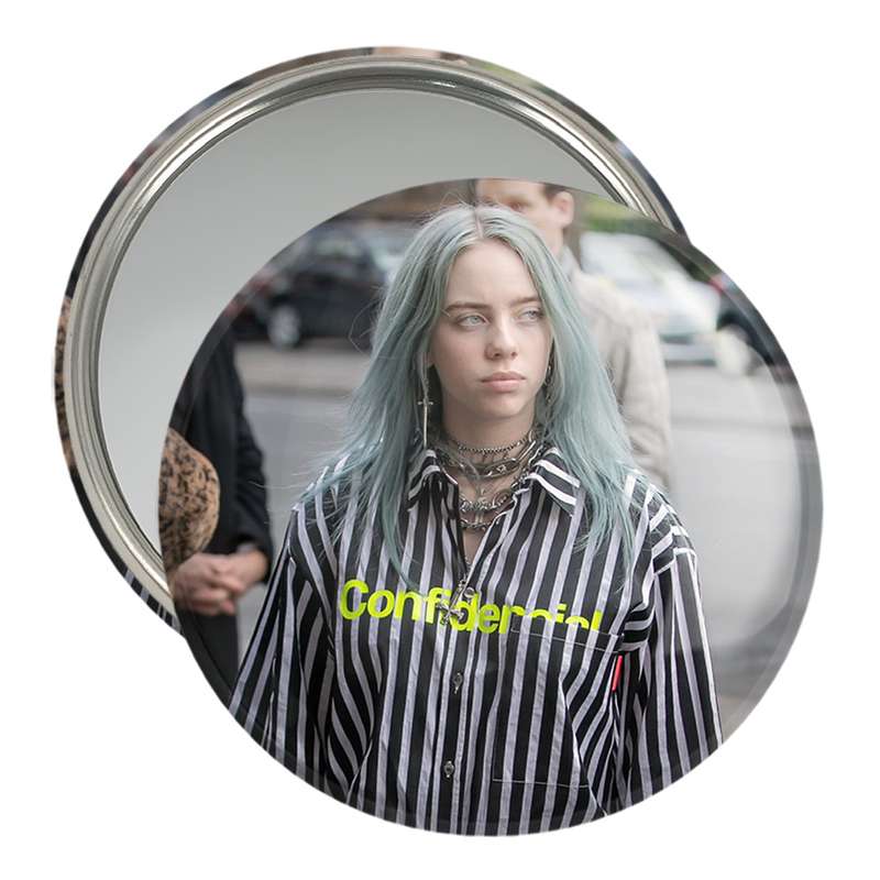 آینه جیبی خندالو مدل بیلی آیلیش Billie Eilish  کد 19192