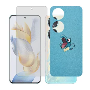 Glass together model matte screen protector suitable for Honor 70 mobile phone with back cover sticker