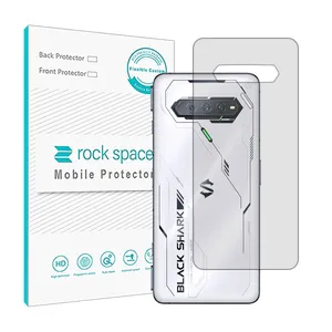 Transparent Rockspace HyGEL model phone back protector suitable for Xiaomi Black Shark 4S Pro mobile phone