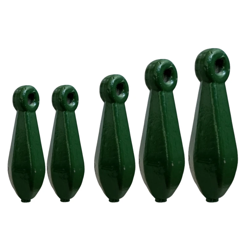 سرب ماهیگیری مدل استتار اشکی سایز 100-30 گرم بسته 5 عددی سرب ماهیگیری مدل استتار اشکی سایز 100-30 گرم بسته 5 عددی