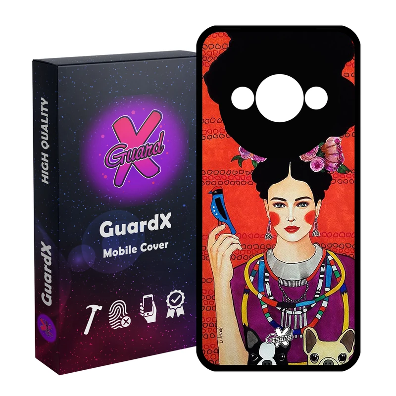 کاور گارد ایکس طرح دختر مدل Glass10150 مناسب برای گوشی موبایل شیائومی Redmi A3 4G/ A3X 4G/ Poco C61