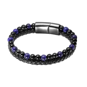 دستبند مردانه مدل چرمی دلربا