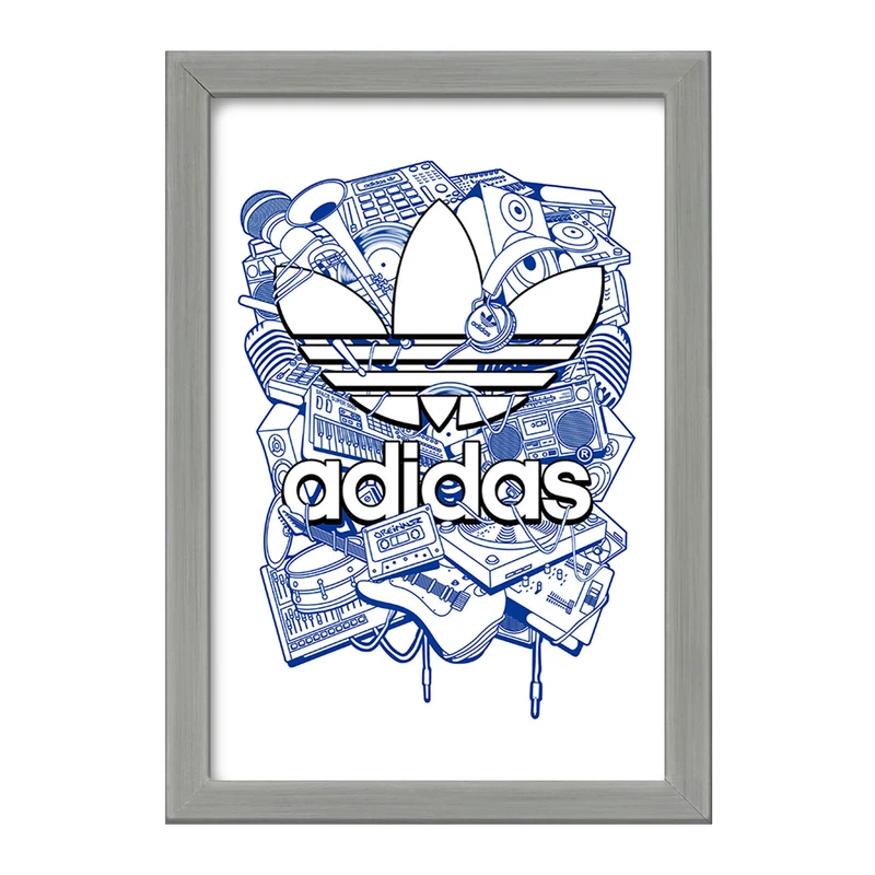 تابلو خندالو طرح آدیداس (Adidas) کد 36959