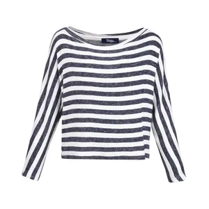 بلوز آستین بلند زنانه بادی اسپینر مدل 1889 کد 1 رنگ سرمه ای