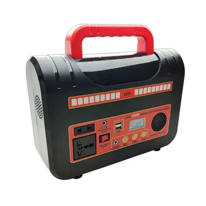 باتری خورشیدی مدل مولتی 300W کمپینگ اسپیکردار ظرفیت 25000 میلی آمپر ساعت