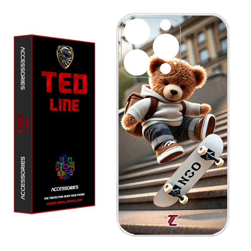 کاور تد لاین طرح تدی کد 1117 مناسب برای گوشی موبایل اپل Iphone 15 Pro 