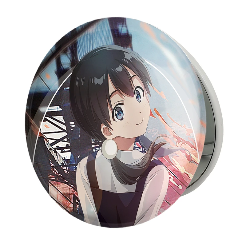 آینه جیبی خندالو طرح تاماکو انیمه فروشگاه تاماکو Tamako Market مدل تاشو کد 22471 