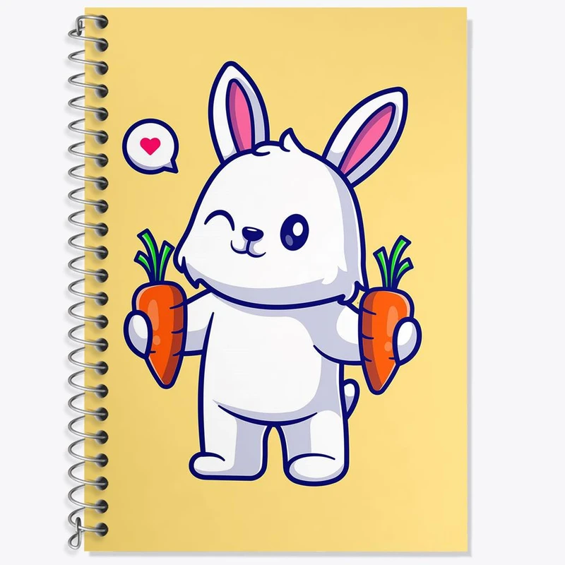 دفتر لغت 50 برگ خندالو مدل خرگوش کد 26224