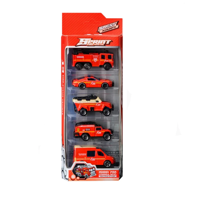 ماشین بازی طرح آتشنشانی مدل 3513 مجموعه 5 عددی