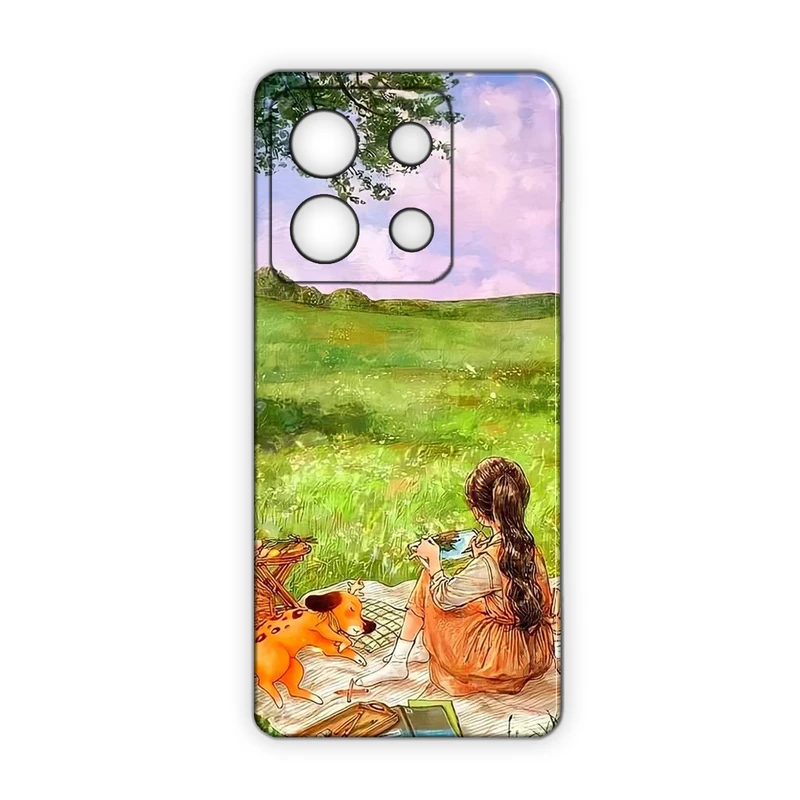 کاور مدل دخترانه کد 273 مناسب برای گوشی موبایل شیائومی Redmi Note 13 Pro 4G / Poco M6 Pro 4G