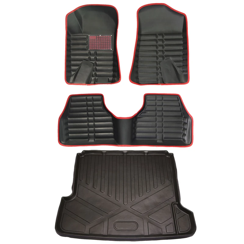 کفپوش سه بعدی خودرو مدل LS مناسب برای دنا به همراه کفپوش صندوق