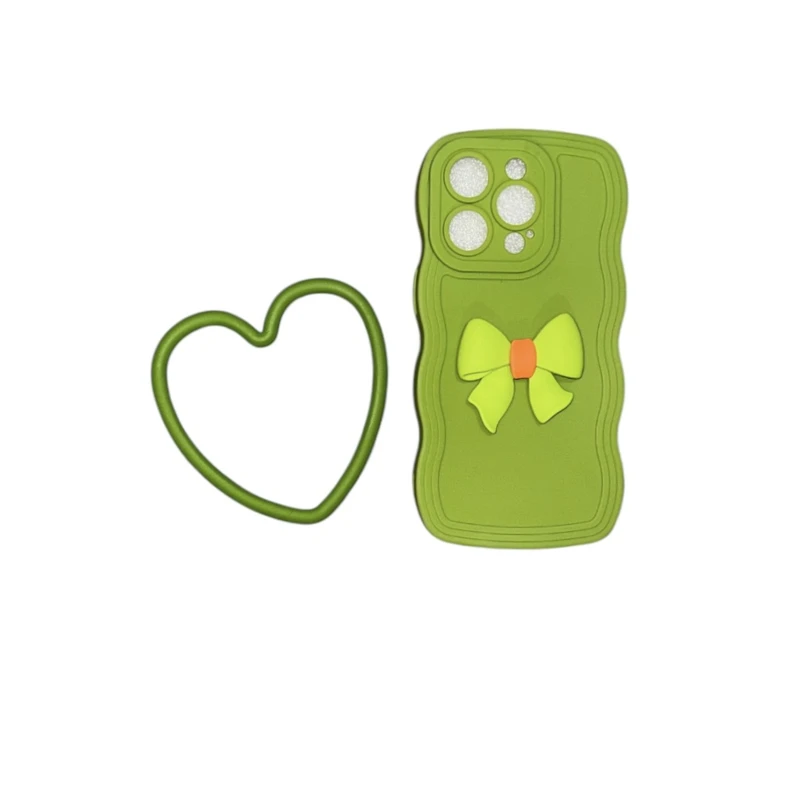  کاور مدل پاپيون مناسب برای گوشی موبایل اپل iPhone 14 promax  به همراه بندآویز