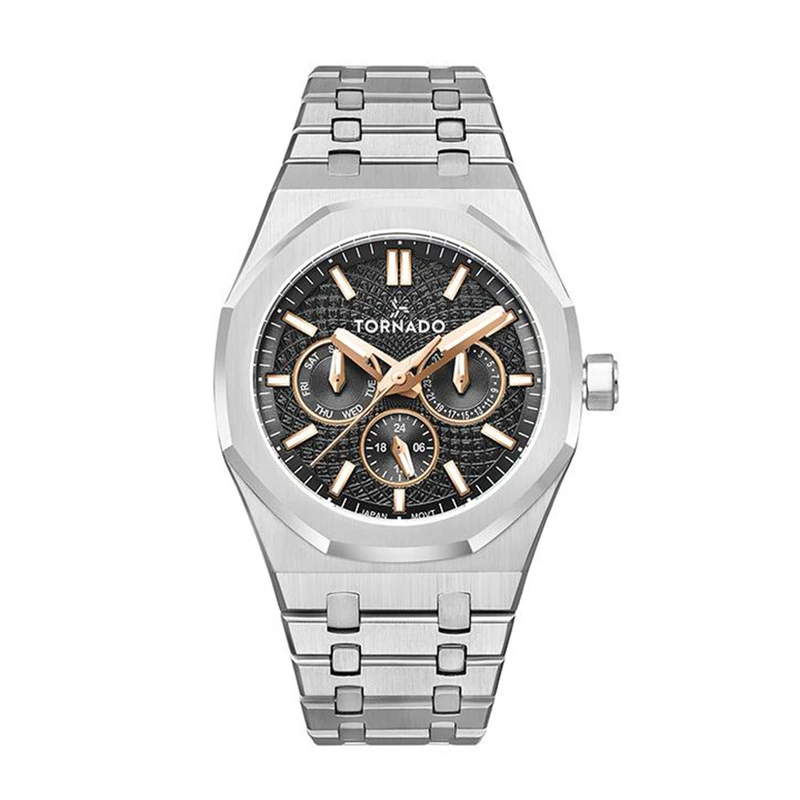 ساعت مچی عقربه‌ای مردانه تورنادو مدل T23104-SBSBK