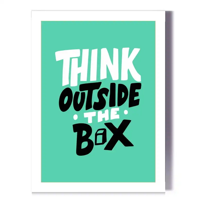 تابلو مدل انگیزشی خارج از چارچوب فکر کن کد WTOTB3