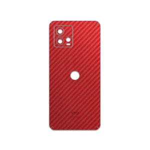 MAHOOT Red-Fiber Cover Sticker for Motorola Moto G72