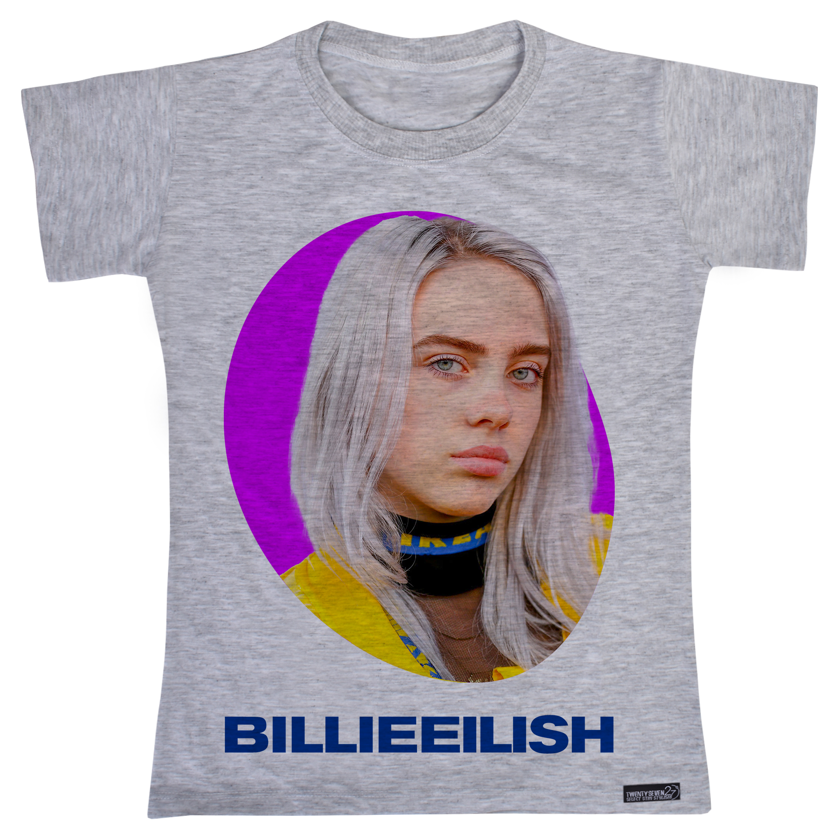 تی شرت آستین کوتاه دخترانه 27 مدل Billie Eilish کد MH52