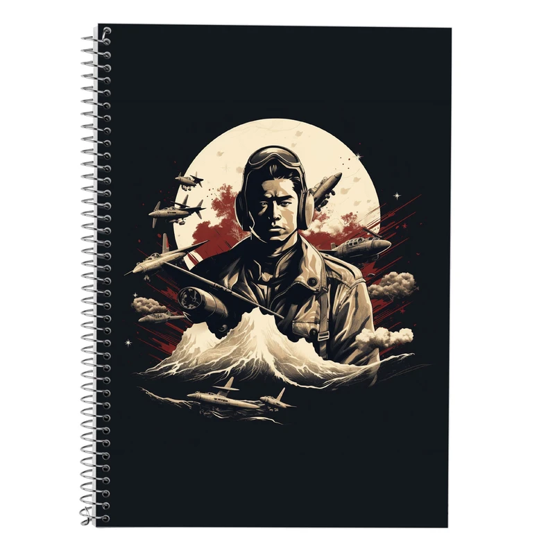 دفتر زبان 50 برگ مدوپد مدل دوخط طرح تایتان Titan کد DF12003