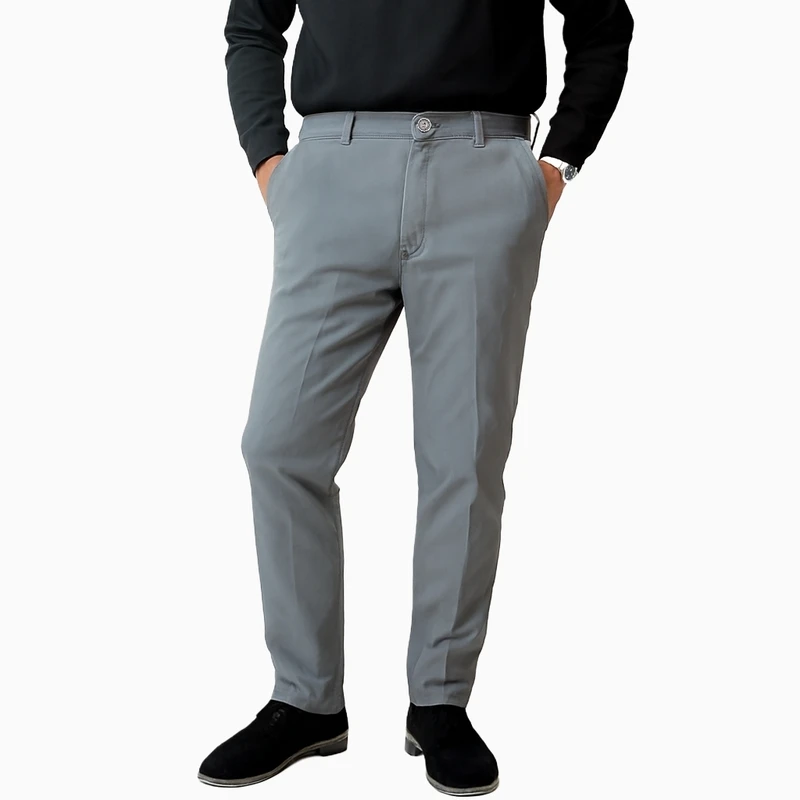 شلوار معمولی (regular fit) مردانه مدل کتان کلاسیک کد sh156