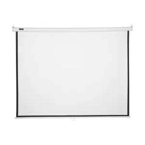 پرده نمایش دستی پروژکتور الیت اسکرینز مدل ES250M سایز 250x250 سانتی متر