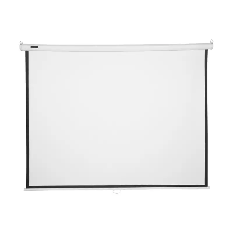 پرده نمایش دستی الیت اسکرینز مدل ES180M سایز 180x180 سانتی متر