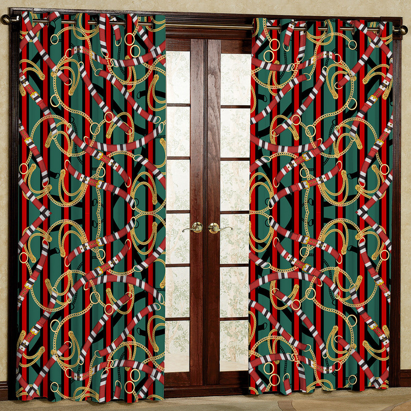 پرده مدل مخمل پانچی کد 1283 سایز 140x280 سانتی متر