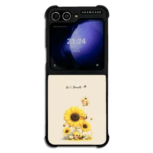 AKAM AMC-WSGZFLIP5-ANIMALS QOUTES-5 Cover For Samsung Galaxy Z Flip 5