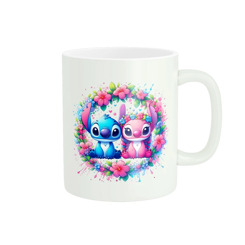 ماگ پادآفرین مدل کارتون استیچ و لیلو Stitch کد PM3941