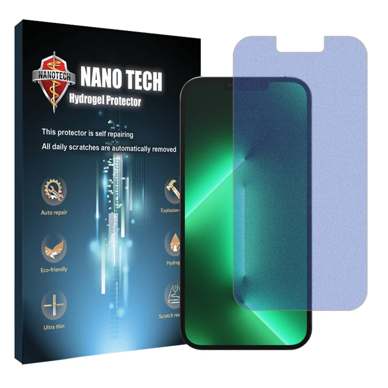 محافظ صفحه نمایش مات ضد اشعه آبی نانو تک مناسب برای گوشی موبایل اپل iPhone 13 Pro Max