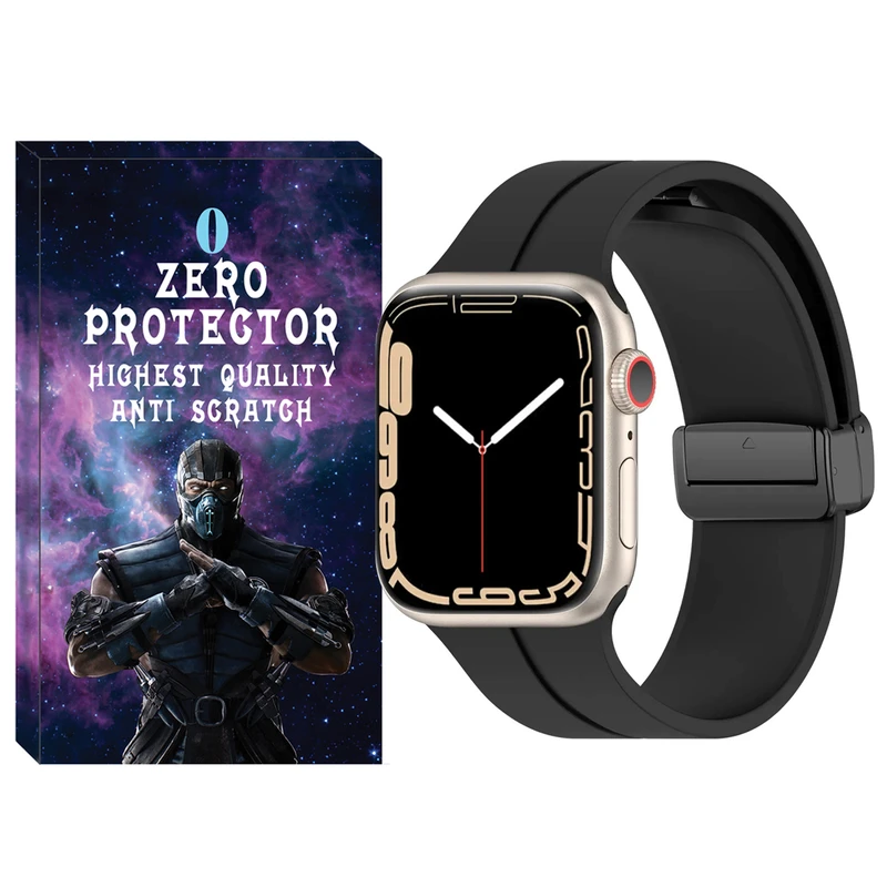 بند زیرو مدل Magnetic-ZR مناسب برای اپل واچ 42/44/45/49 میلی متری