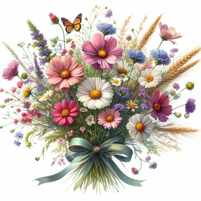 استیکر پارچه و لباس پاد آفرین طرح گل کد 4272