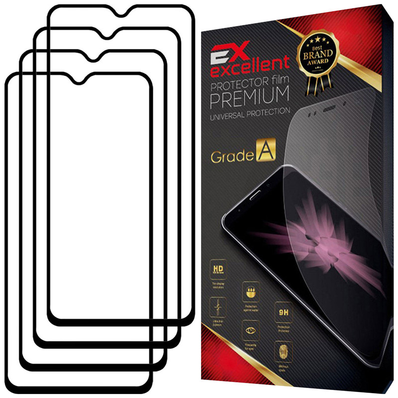 محافظ صفحه نمایش شیشه ای ایکس اکسلنت مدل XFU مناسب برای گوشی موبایل شیائومی Poco C65 بسته چهار عددی