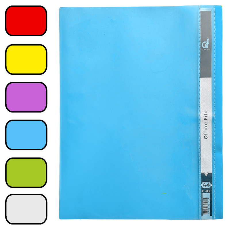 پوشه پرگه مدل گیره دار پلاست بسته 10 عددی