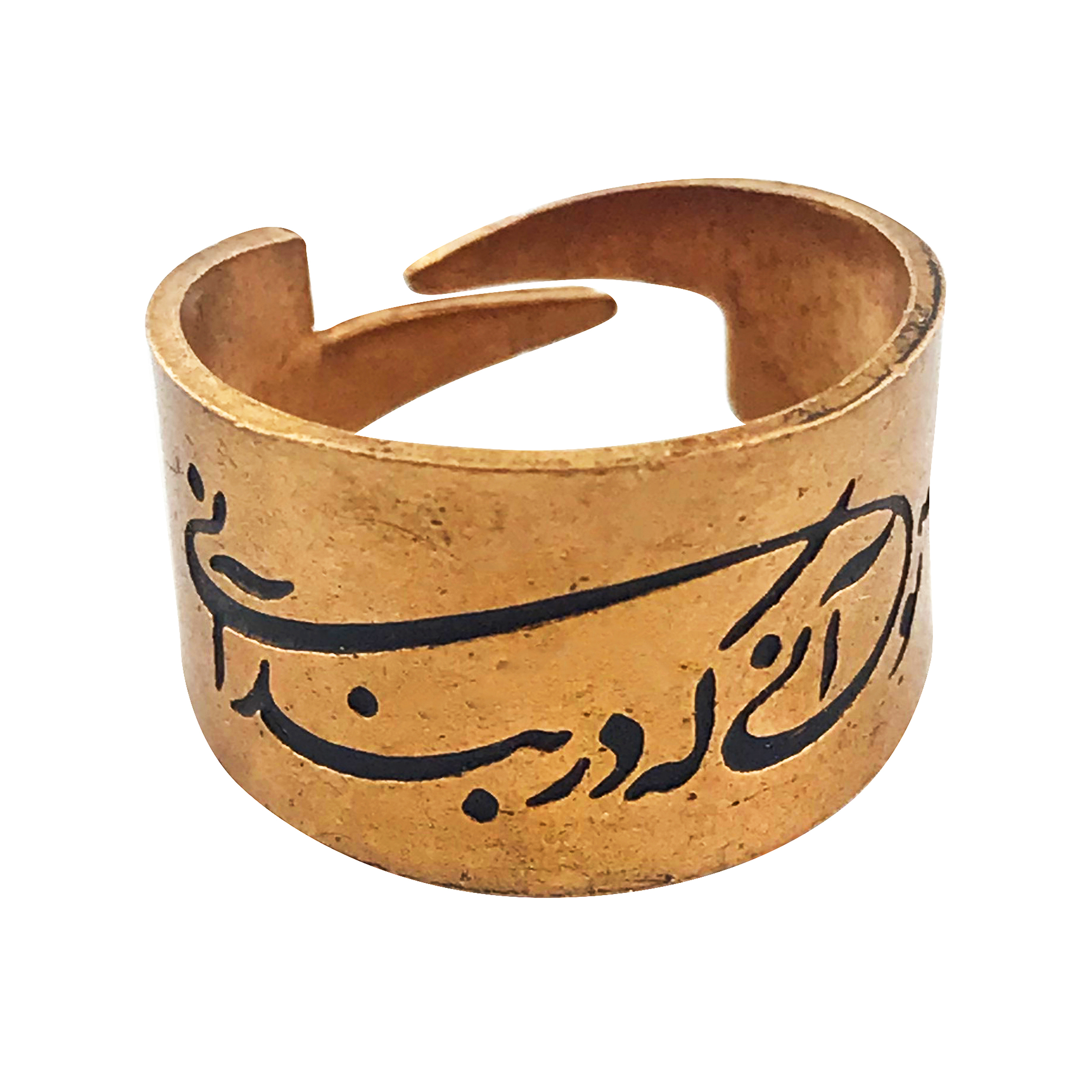 انگشتر گالری عزیزی طرح شعر مدل gz99423