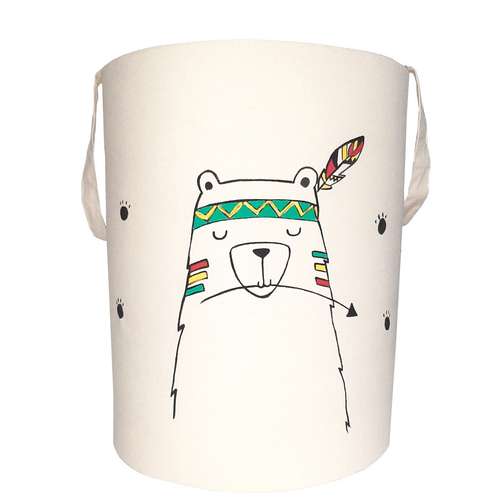 سبد اسباب بازی مدل خرس سرخپوست