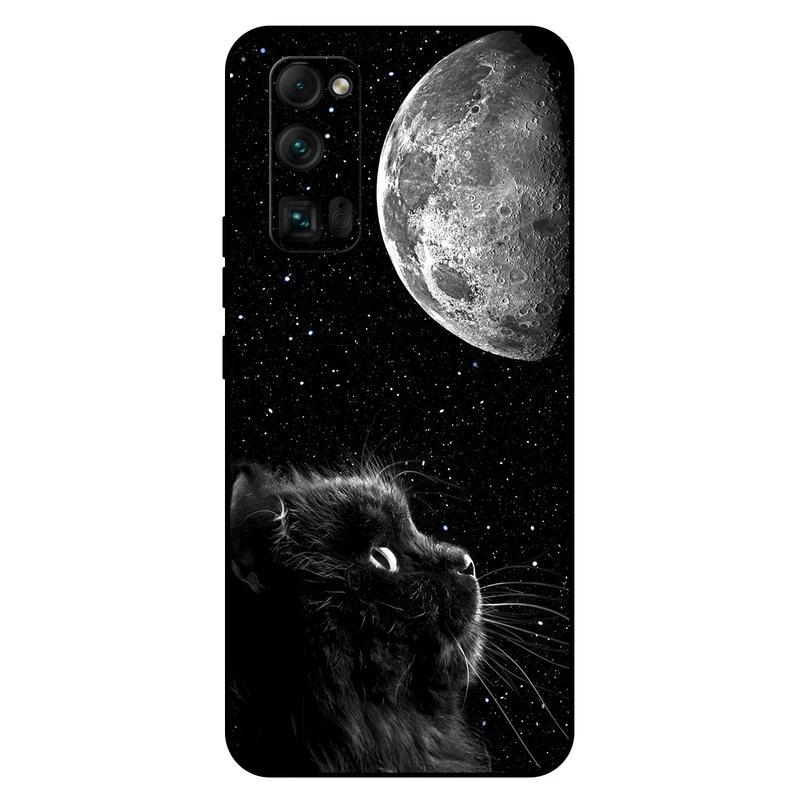  کاور مگافون طرح گربه مدل 1882 مناسب برای گوشی موبایل آنر 30 Pro / 30 Pro Plus 