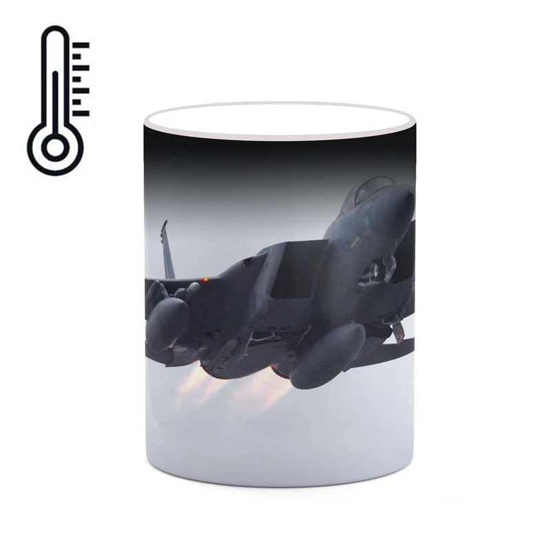 ماگ حرارتی کاکتی مدل هواپیمای جنگنده کد mgh20339