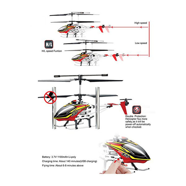 هلیکوپتر بازی کنترلی سیما مدل S37 Raptor HeliCopter