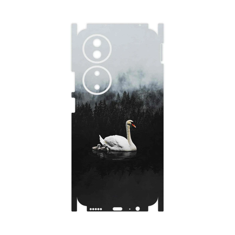 برچسب پوششی ماهوت مدل Swan_Lake-FullSkin مناسب برای گوشی موبایل آنر X7b