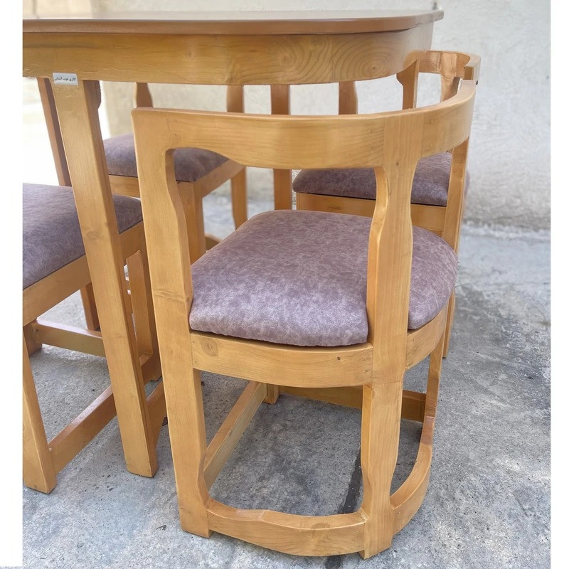 میز و صندلی ناهارخوری چهار نفره گالری والریان مدل M-CH-504