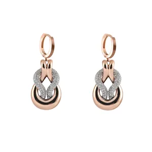 گوشواره طلا 18 عیار زنانه مدل 14668