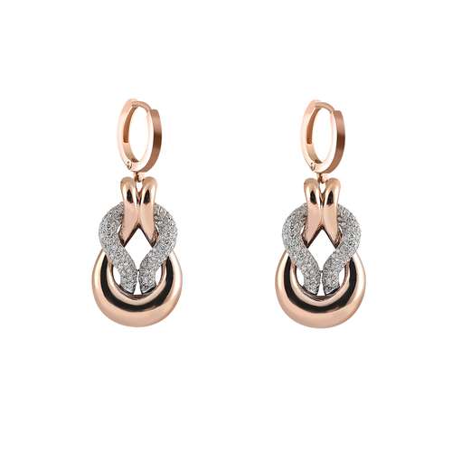 گوشواره طلا 18 عیار زنانه مدل 14668