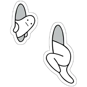 استیکر لپ تاپ مدل Fun wormhole بسته 2 عددی