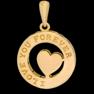 آویز گردنبند طلا 18 عیار زنانه طلای مستجابی مدل قلب کد lV2